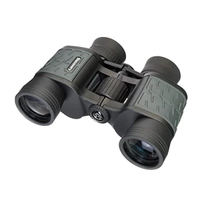 Abbildung von Discovery Flint 8x40 Feld Porro Prismen Fernglas mit Aluminiumgehäuse und Durchgehend Mehrfachvergüteter BK 7 Glasoptik
