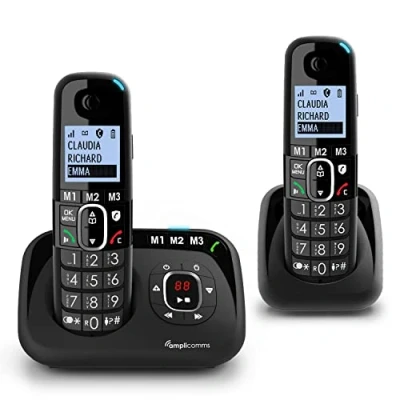Abbildung von Amplicomms BigTel 1582 Telefon schwarz Schnurloses DECT