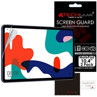 Abbildung von TECHGEAR 2 Stück Anti Glare Matt Displayfolie Kompatibel mit Huawei MatePad 10.4 Zoll,Matt Displayfolie, Matte Blendschutz Schutzfolie