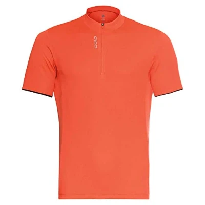 Abbildung von Odlo Herren Radtrikot halber Reißverschluss ESSENTIALS, exuberant orange, M