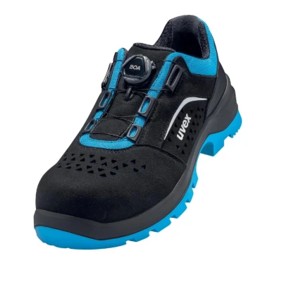Abbildung von Uvex Sicherheits Gelocht Laufschuh Stabilität, Größe: 41, Schwarz/blau Schuhe