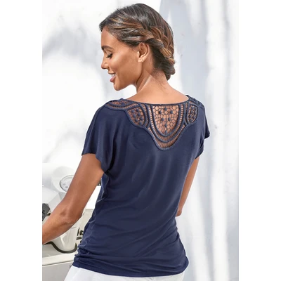 Abbildung von Lascana Bluse, Damen, Größe: 36/38, Navy