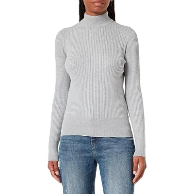 Abbildung von QS by s.Oliver Strickpullover, Damen, Größe: XS, Grau meliert