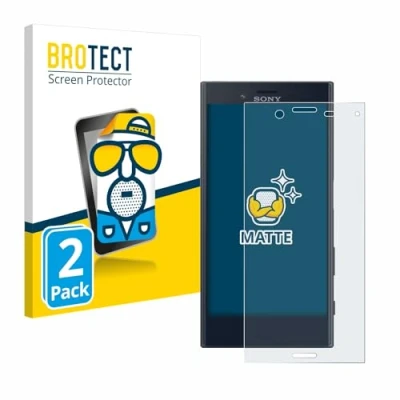 Abbildung von BROTECT Entspiegelungs Schutzfolie für Sony Xperia X Compact (2 Stück) Matte Displayschutz Folie, Anti Reflex, Fingerprint