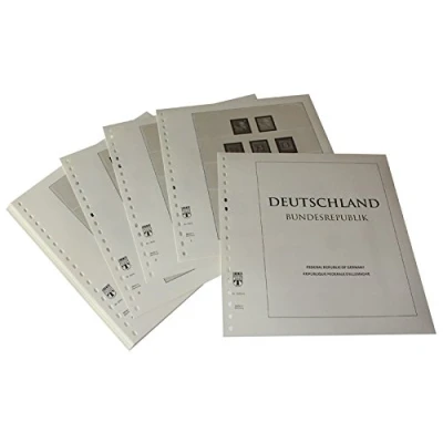 Abbildung von Supplement periode: 1949 1959 B.R.D. bladen voor Basisalbum, nr&#039;s: 0, 1 17 (17 st.) Lindner, T voordrukbladen (champagnekleurig)