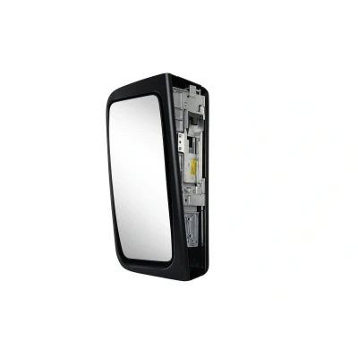 Abbildung von Außenspiegel Hella 8SB 501 401 802 links schwarz, grau elektrisch verstellbar beheizbar, für elektr.Spiegelverstellung 24V