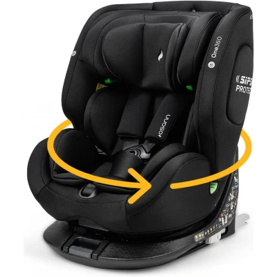 Abbildung von Osann Autokindersitz One360 i Size, 360 Grad drehbarer Kindersitz Reboarder mit Isofix, ab: Geburt, Modernes Design und hochwertige Verarbeitung