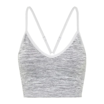 Abbildung von ODLO Padded Seamless Sports BRA Sportbh mit leichter Stützkraft, Damen, Größe: XS, Light grey