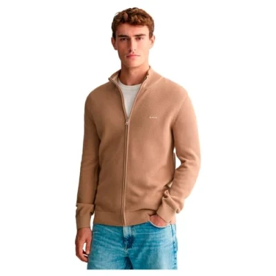 Abbildung von GANT Cotton Pique Zip Cardigan