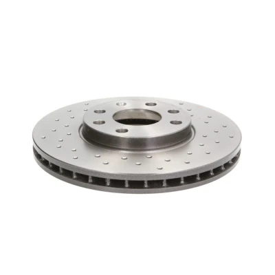 Abbildung von BREMBO XTRA LINE 09.7628.1X Bremsscheibe 256 24 4 gelocht/innenbel. beschichtet mit Schrauben OPEL: Astra G Caravan, CC, Cabrio