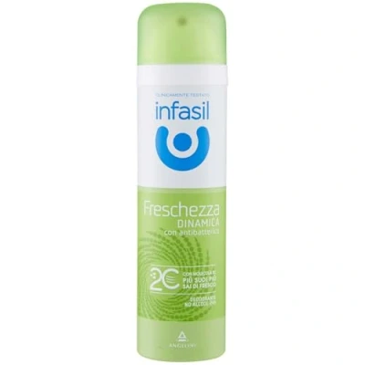 Abbildung von Infasil Dynamische Frische Deodorant Spray mit Molecola 2C, Betacycloextrin, alkoholfrei und antibakteriell, wirksam bis zu 24 Stunden, 150 ml