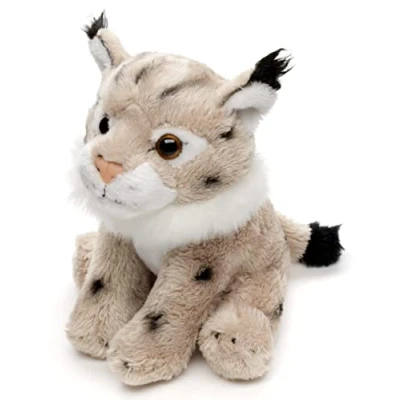 Abbildung von Uni Toys Kuscheltier Luchs Plushie verschiedene Modelle Plüsch Katze Plüschtier, zu 100 % recyceltes Füllmaterial