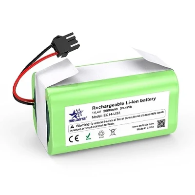 Abbildung von MELASTA 14,4 V 3500 mAh Li Ionen Ersatz Akku für Tesvor X500, Eufy RoboVac 11, 11S, 11S MAX, 30, 30C, 30C 12, 15C, 15C 15T, 35C, DEEBOT N79S N79 DN622,Conga Excellence 990 950 1090