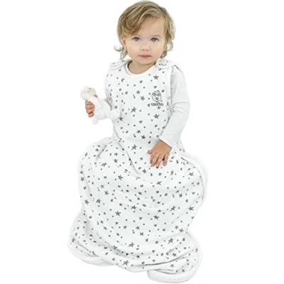 Abbildung von Woolino 4 Jahreszeiten Baby Schlafsack Merino Wolle 2 Monate Jahre Sterne