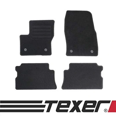 Abbildung von Car Mat Co TEXER Textil Fußmatten Passend für Ford Kuga II Bj. 2012 Basic