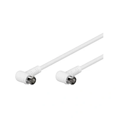 Abbildung von Goobay 67343 Gewinkeltes SAT Antennenkabel (80 dB), 2x geschirmt, 3.5m