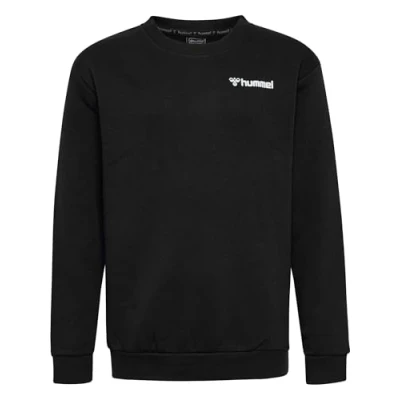 Abbildung von hummel Unisex Kinder Hmlmover Cotton Kids Sweatshirt, Schwarz, 152 EU