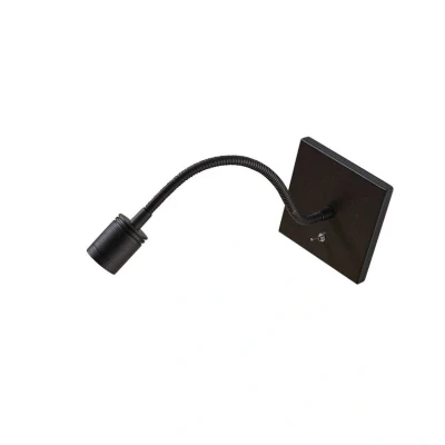 Abbildung von Lindby LED Wandleuchte Mayar, Lampen, warmweiß, Modern, Metall, Schwarz, 1 flammig, inkl. Leuchtmittel, Wandstrahler