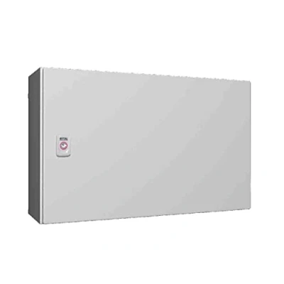 Abbildung von RITTAL AX Kompakttavle, BHD: 600x380x210 mm, stålplade, med montageplade, enkelt låge, én vridelås