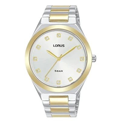 Abbildung von Lorus Damen Analog Quarz Uhr mit Metall Armband RG202WX9