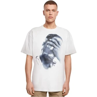 Abbildung von Upscale by Mister TEE 4 AM Oversize Tshirt print, Herren, Größe: Medium, White