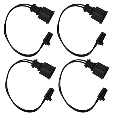 Abbildung von eMagTech 4 Stück 2 Pin Innenbeleuchtung Kabelbaum Stecker Auto Komponenten 16.5cm 0,5 mm² Kabel 3B0972702 3B0972712