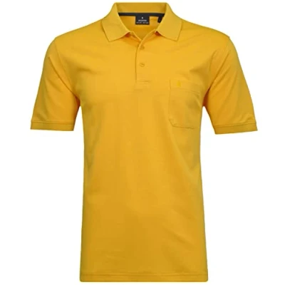 Abbildung von Ragman Kurzarm Poloshirt, Damen, Größe: 38, Gelb