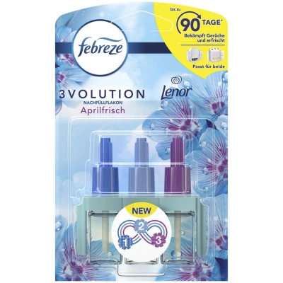 Abbildung von Febreze Raumduft 3Volution Duftstecker Nachfüllflakon Lenor Aprilfrisch 20ml