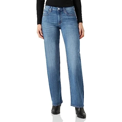 Abbildung von s.Oliver Karolin Jeans Straight Leg, Damen, Größe: 44x30, Blau