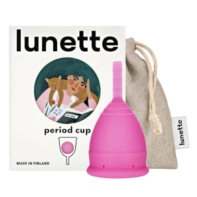 Abbildung von Lunette Menstruationstasse Pink Size 1 für leichte Blutung