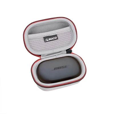 Abbildung von RLSOCO Tasche für Bose QuietComfort Earbuds mit Lärmreduzierung/Sport Vollkommen Kabellose In Ear Kopfhörer (Silber)
