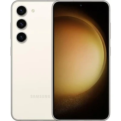 Abbildung von Samsung Galaxy S23 128GB S911 Weiß mit klarmobil Vertrag im o2 Telefónica Netz unbegrenzt telefonieren + 7000 MB 5G