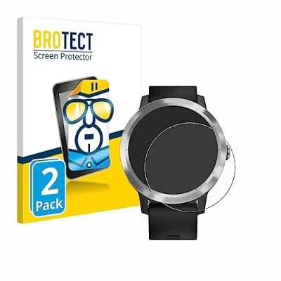 Abbildung von BROTECT (2 Stück Schutzfolie für Garmin Vivoactive 3 / Forerunner 45 Approach S40 Displayschutz Folie Ultra Klar