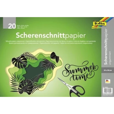 Abbildung von folia Scherenschnittpapier 90 g/m²