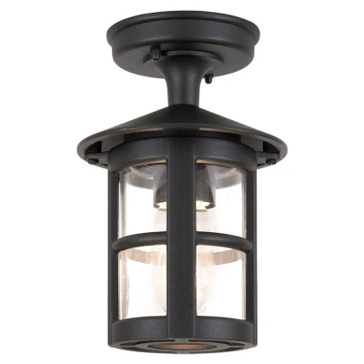 Abbildung von Elstead Lighting BL21A BLACK Deckenleuchte Hereford 1xE27 H:23,5 Ø:15