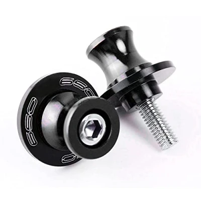 Abbildung von M8 Schwingenschutz Schwingenadapter Ständer Bobbins Spool Racingadapter Ständeraufnahme für Z650 Z 650 2017 2020 Schwarz