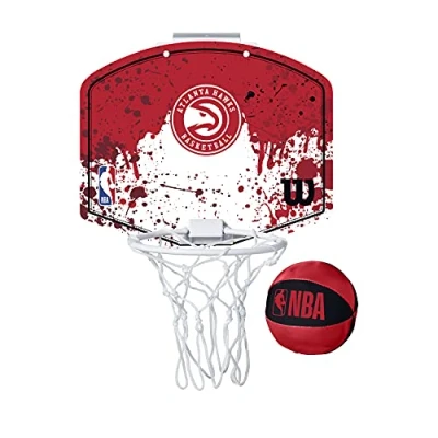 Abbildung von Wilson MINI Basketballkorb NBA TEAM HOOP, ATLANTA HAWKS, Kunststoff