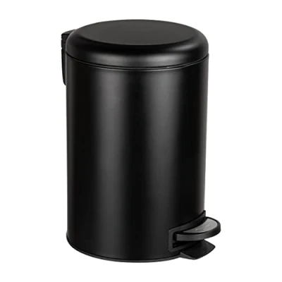 Abbildung von WENKO Mülleimer &quot;Leman Easy Close&quot;, 12 l, Kosmetikeimer, mit Absenkautomatik, Industrial Stil