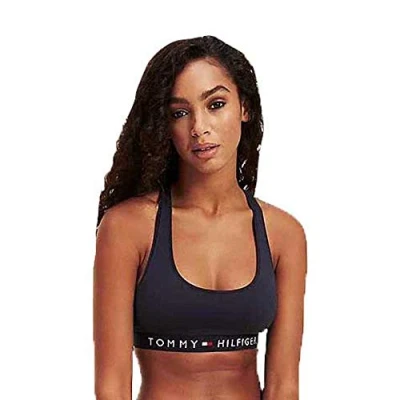 Abbildung von Tommy Hilfiger Bralette Bustier, Damen, Größe: XS, Navy blazer