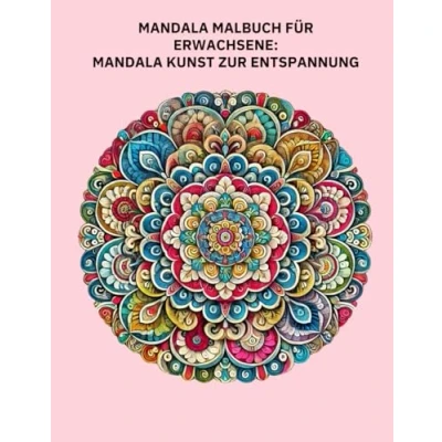 Abbildung von Mandala Malbuch, Anti Stress und Entspannung, Ruhe Achtsamkeit. Hilfe durch kreative Betätigung bei Depressionen (Mandala Malbücher auf deutsch, Band 3)