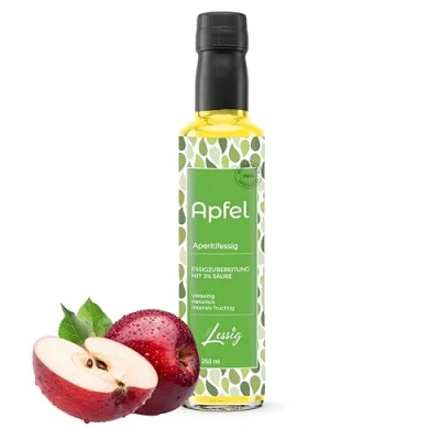 Abbildung von Lessig 250ml Apfel &amp; Essig Frucht mild nur 3% Säure intensiver Fruchtgeschmack