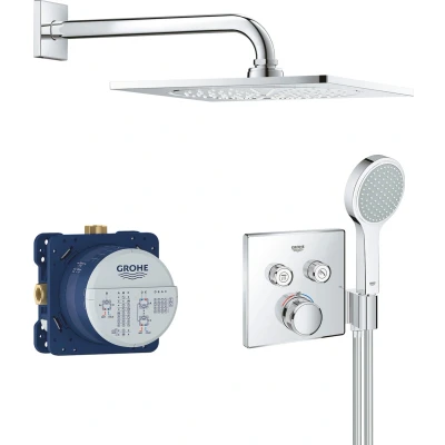 Abbildung von Grohe Duschsystem &quot;Grohtherm&quot;, (Packung), mit Wassersparfunktion