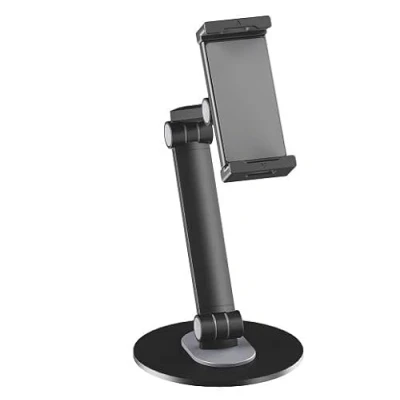 Abbildung von conecto Tablet Ständer, 360 drehbar, 4.7&quot; bis 12.9&quot; Tablets, zu 1kg belastbar, Silikonpolster, schwarz
