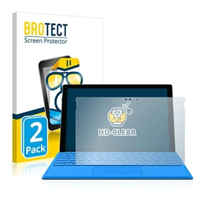 Abbildung von BROTECT (2 Stück Schutzfolie für Microsoft Surface Pro 4 Displayschutz Folie Ultra Klar