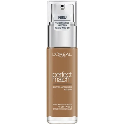 Abbildung von L&#039;Oréal Paris Perfect Match Makeup Foundation, Damen, Größe: 30 ml, Nut brown