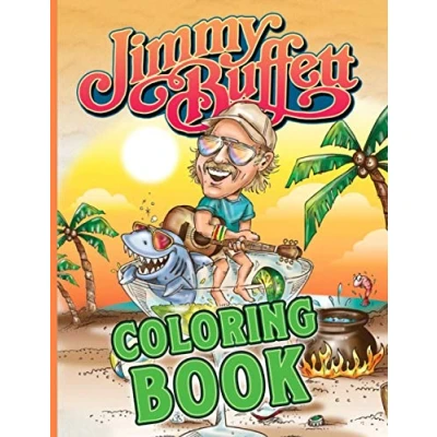 Abbildung von Jimmy Buffett Coloring Book: Stunning Books For Kid And Adult The Color Wonder