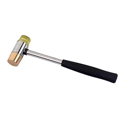 Abbildung von Alnicov Gitarren Bund Hammer Fretting mit Doppelkopf 26mm Durchmesser für Bass Mandoline, Banjo und Ukulele