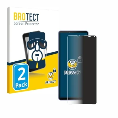 Abbildung von BROTECT (2 Stück Anti Spy Blickschutzfolie für Sony Xperia 10 IV Privacy Screen Protector [Displayschutz Folie, Sichtschutz, Blaulichtfilter]