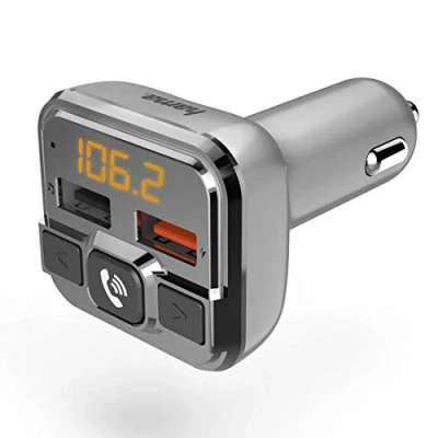 Abbildung von Hama FM Transmitter mit Bluetooth® und Freisprechfunktion Bluetooth Adapter zu USB 2.0