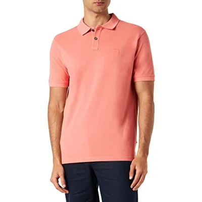 Abbildung von camel active Herren Piqué Poloshirt aus Reiner Baumwolle Hellrot menswear 5XL